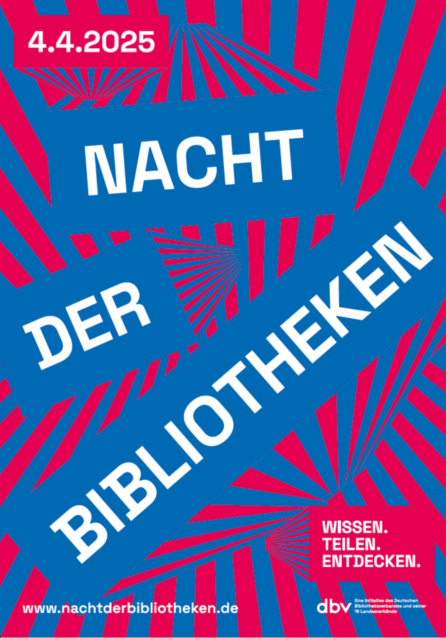 Plakat mit Motto