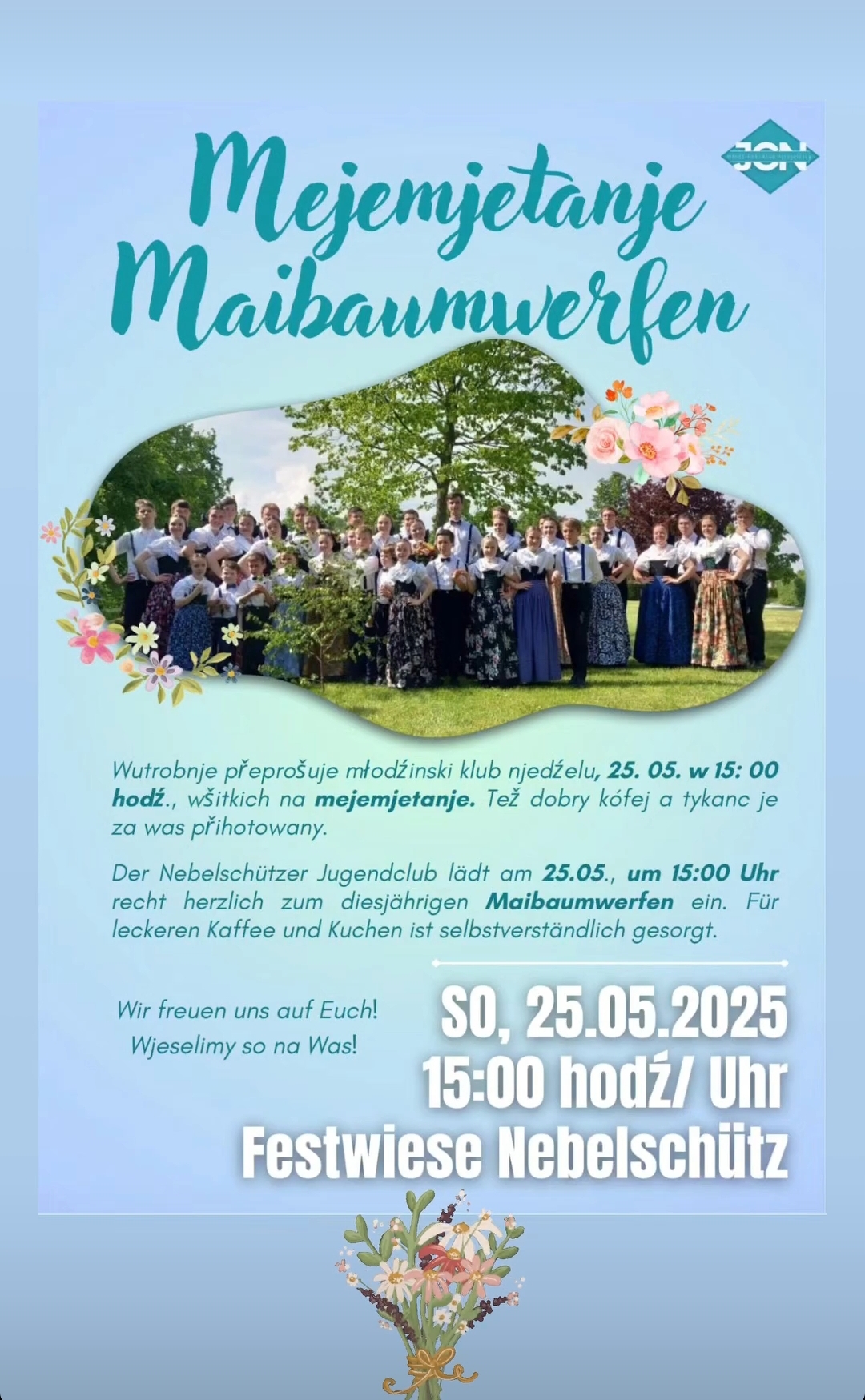 2025 05 25 Maibaumwerfen Nebelschütz