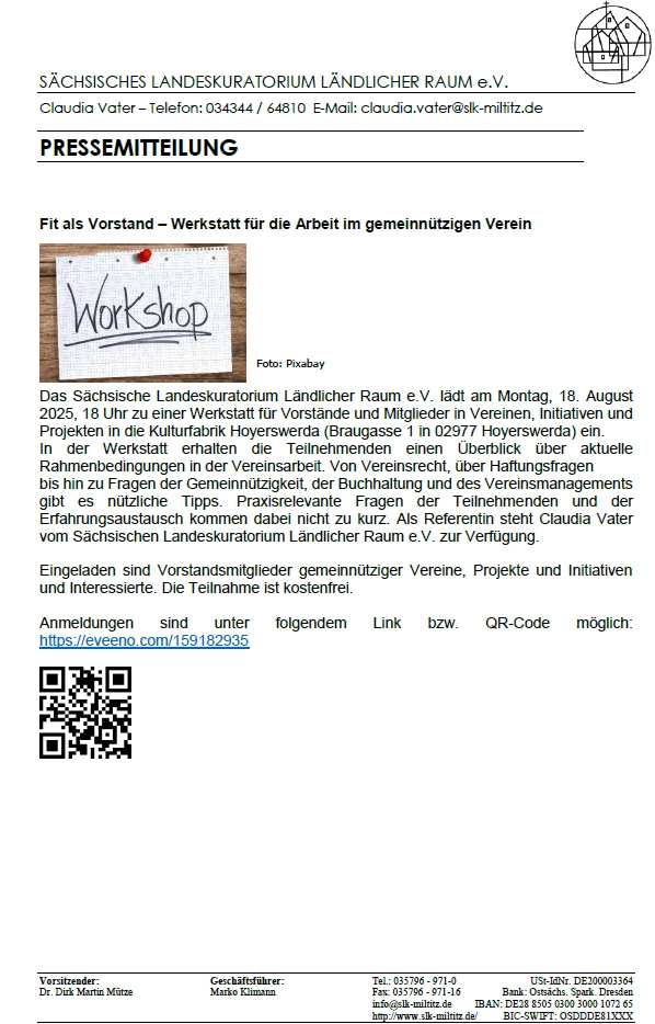 2025 08 18 Workshop in Hoyerswerda