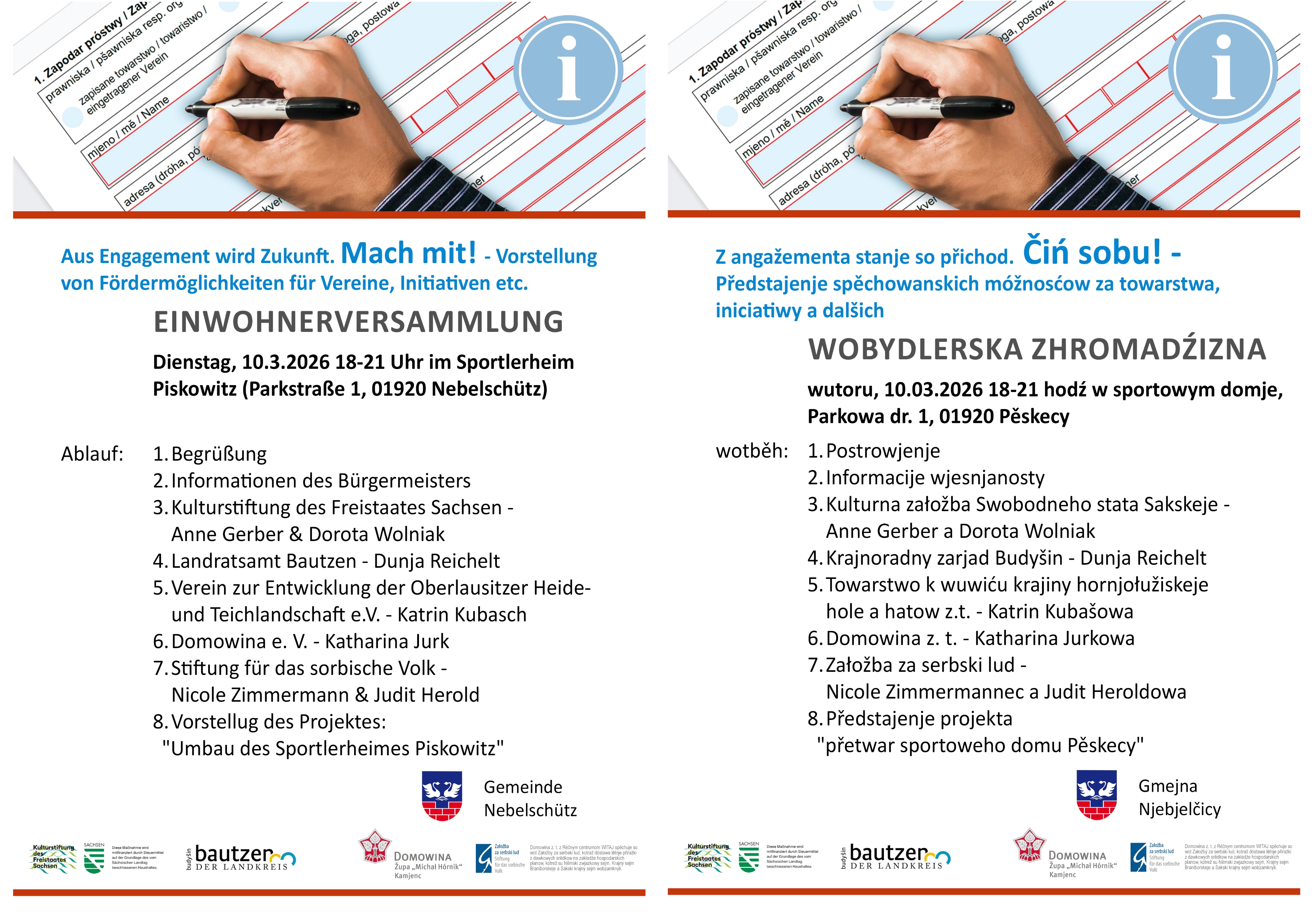 2026 10 03 Einwohnerversammlung wobydlerska zhromadźizna