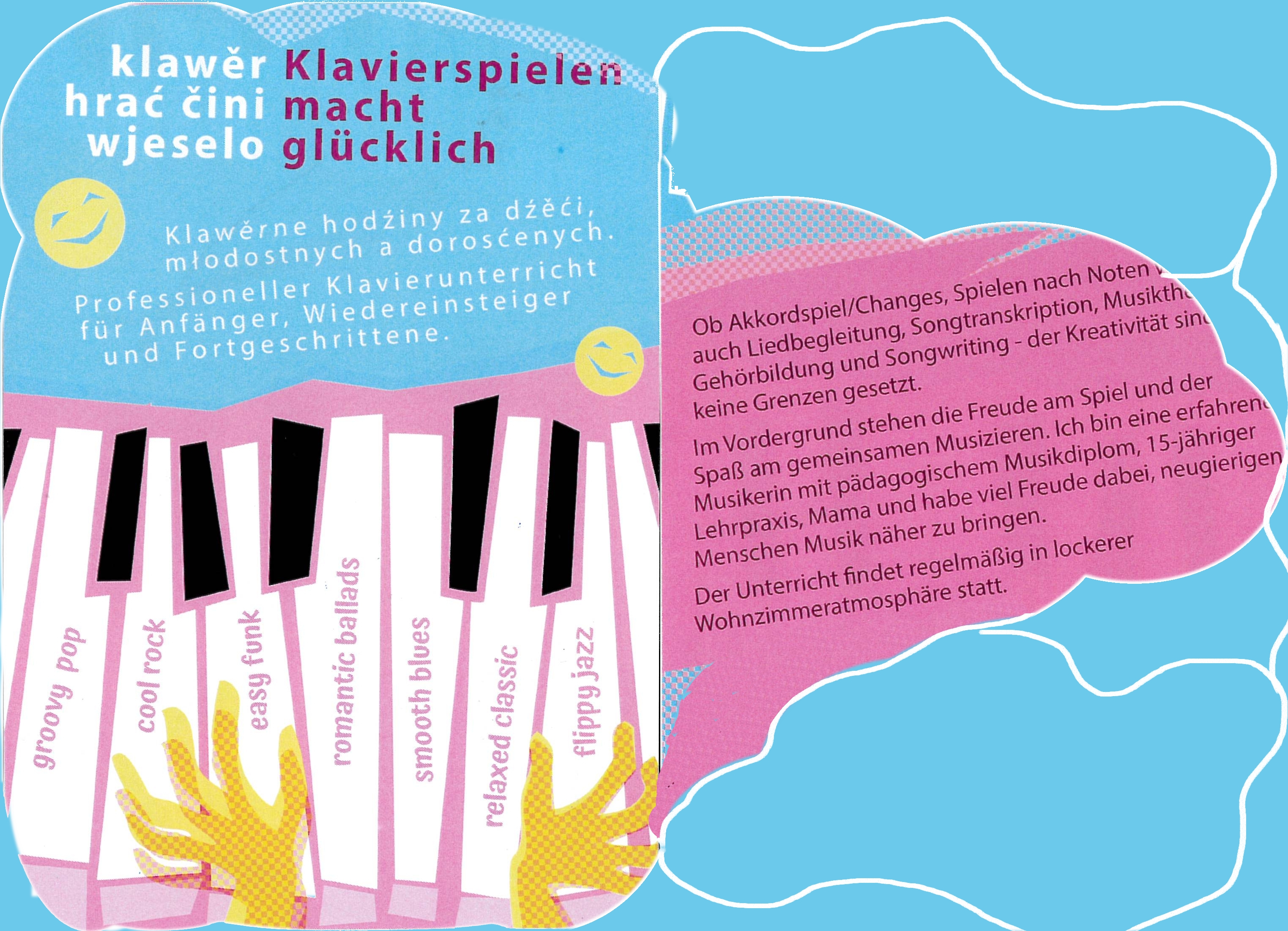 Flyer für Konzert