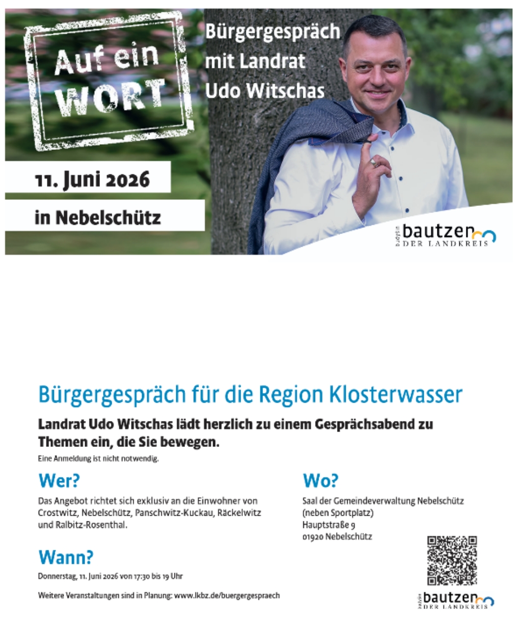 2026 06 11 Bürgergespräch mit Udo Witschas