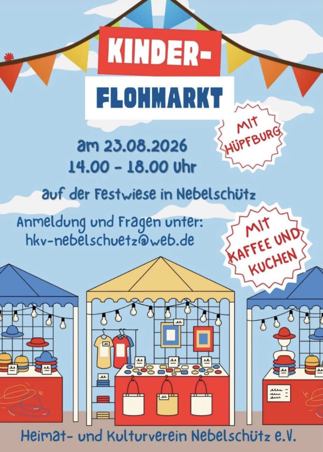 2026 08 23 Kinder Flohmarkt Nebelschütz