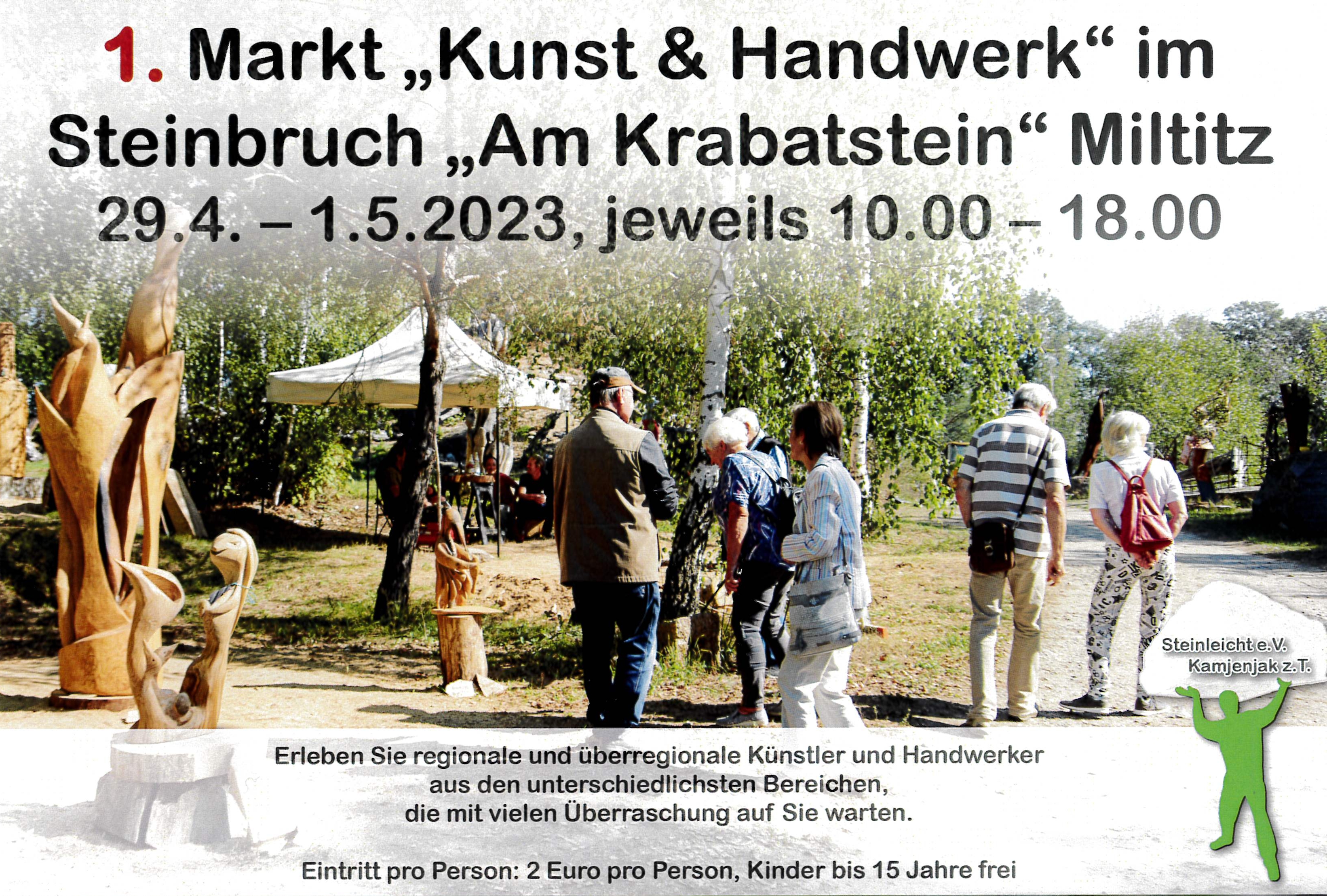2023 04 1. Markt Kunst und Handwerk Am Krabatstein 29.04. 01